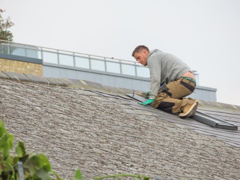 A roof inspection after a roof replacement is crucial to make sure that the job was carried out correctly and properly