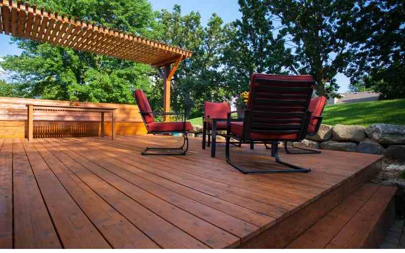 Attaching Roof Posts to a Deck