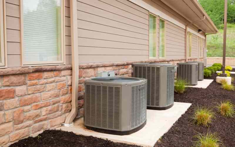 Shingle Around Air Conditioner