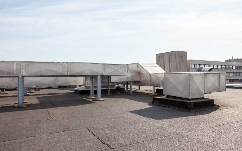 Air Duct Exposed On Roof