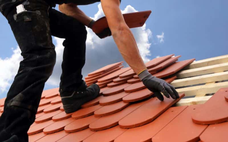 How Far Below Roof Tiles Should Gutter Be