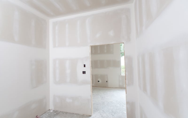 How to Overlap or Hang Drywall on 45-Degree Corner