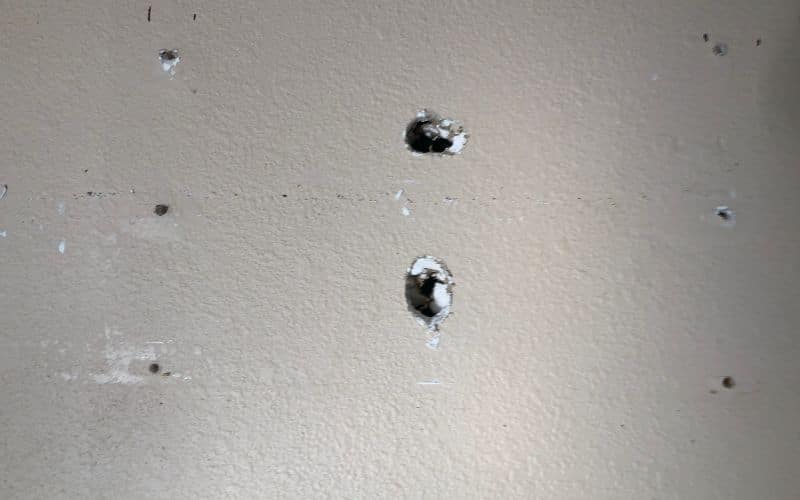 Pin Holes In Drywall