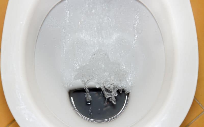 Toilet Splash When Flushed